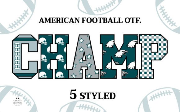 American Football 6 Helmet: Dynamic Typography for Designers