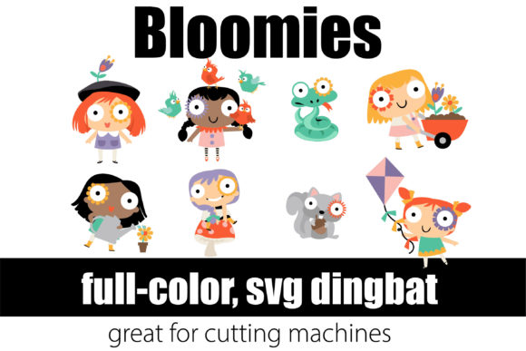 Bloomies: A Playful Color Font for Modern Design