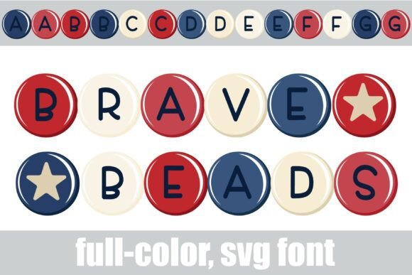 Brave Beads: Elevating Designs with Vibrant Color Typography