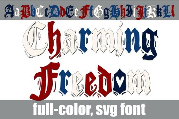 Charming Freedom: Elevate Your Brand with Vintage SVG Fonts