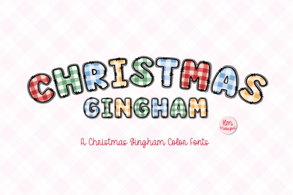 Christmas Gingham: A Festive Design Asset