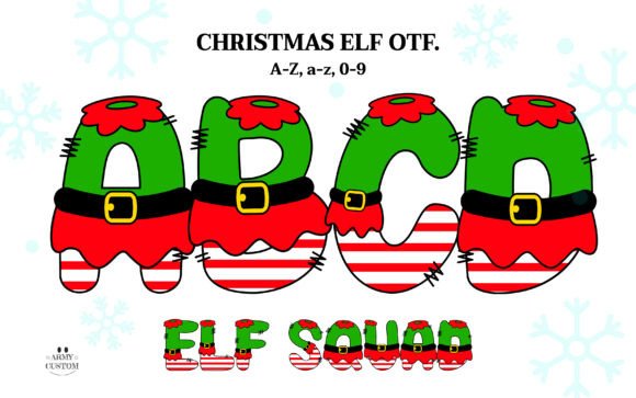 Elf Font: A Whimsical Asset for Festive Graphic Design