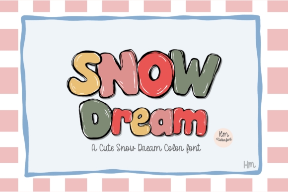 Enchant Your Designs with Snow Dream Typography