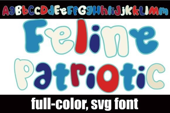 Feline Patriotic: A Whimsical Touch for Modern Design
