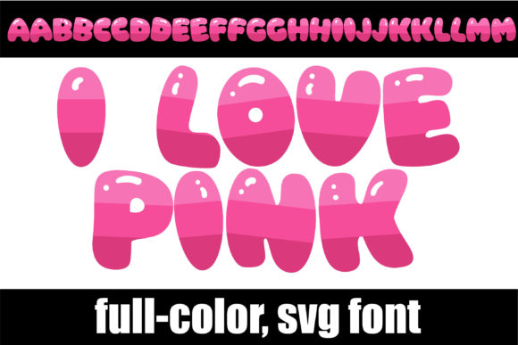 I Love Pink: The Power of Colorful Typography