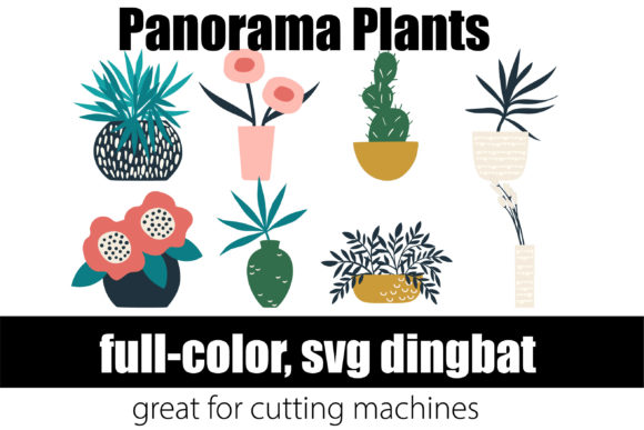 Panorama Plants: Fresh Typography for Modern Design