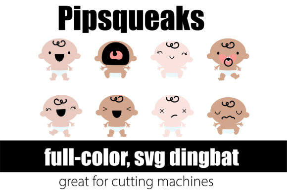 Pipsqueaks: Vibrant Color Fonts for Modern Design