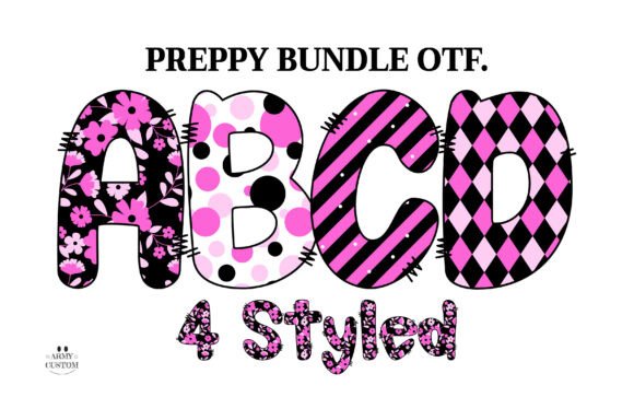 Preppy Coquette Pink: Timeless Elegance in Typography